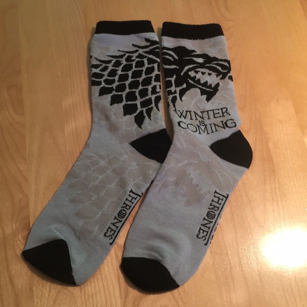 Game Of Thrones socks.
